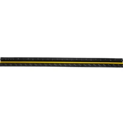 WEN ME333R 12-Inch Aluminum Triangular Architect Ruler with Laser-Etched Imperial Drafting Scales
