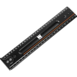 WEN ME812R 12-Inch Measuring Ruler With Hook Stop