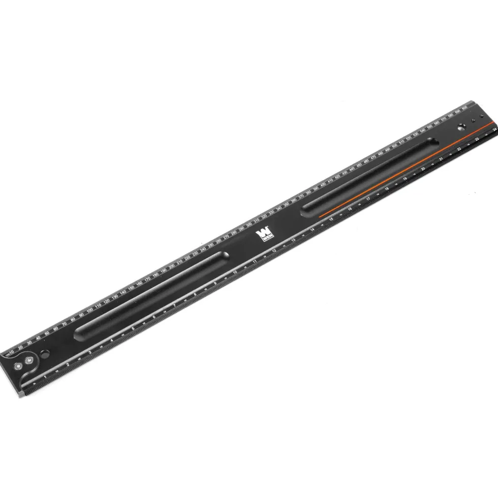 WEN ME824R 24-Inch Measuring Ruler With Hook Stop