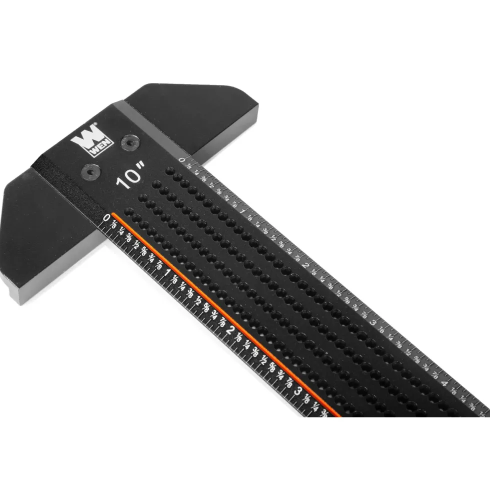 WEN ME810R 10-Inch T-Shaped Marking Ruler