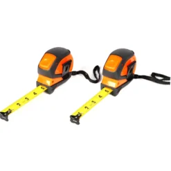 WEN ME425T-2 25-Foot Measuring Tape with Automatic Brake and Dual-Release Triggers, Two Pack