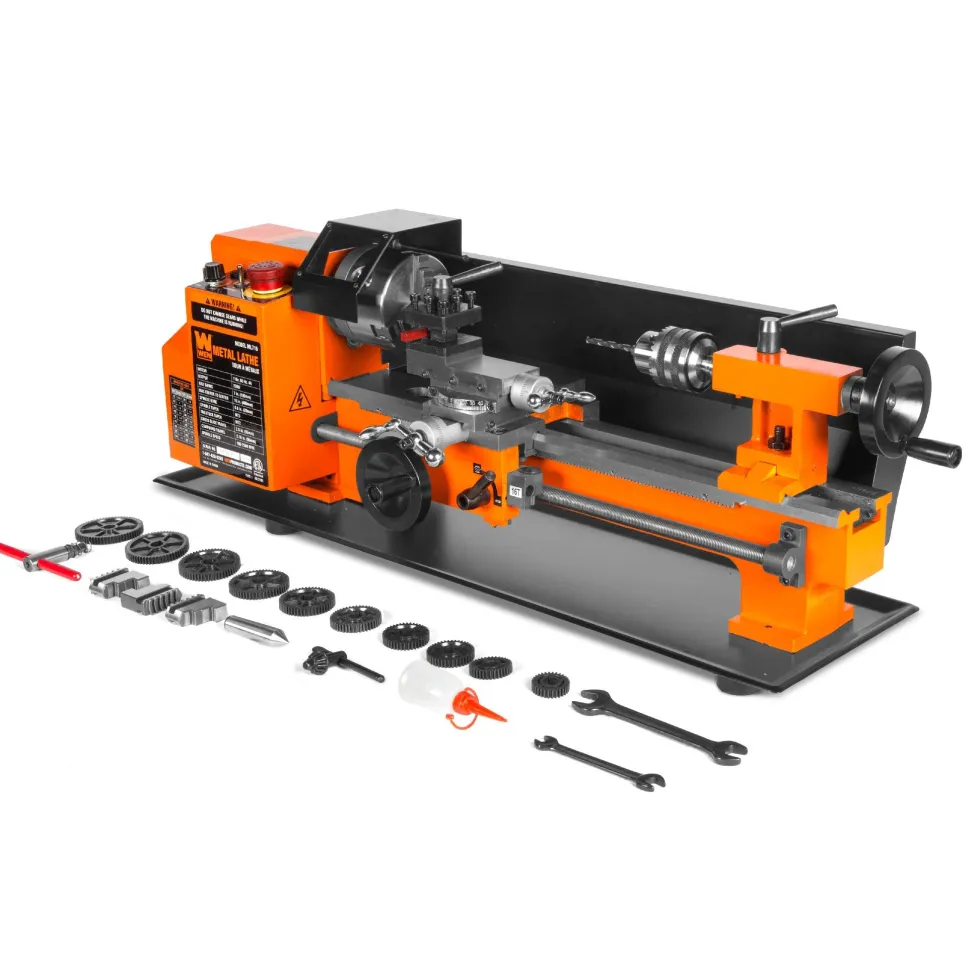 WEN ML716 Variable Speed 7-by 16-Inch Two Direction Benchtop Metal Lathe