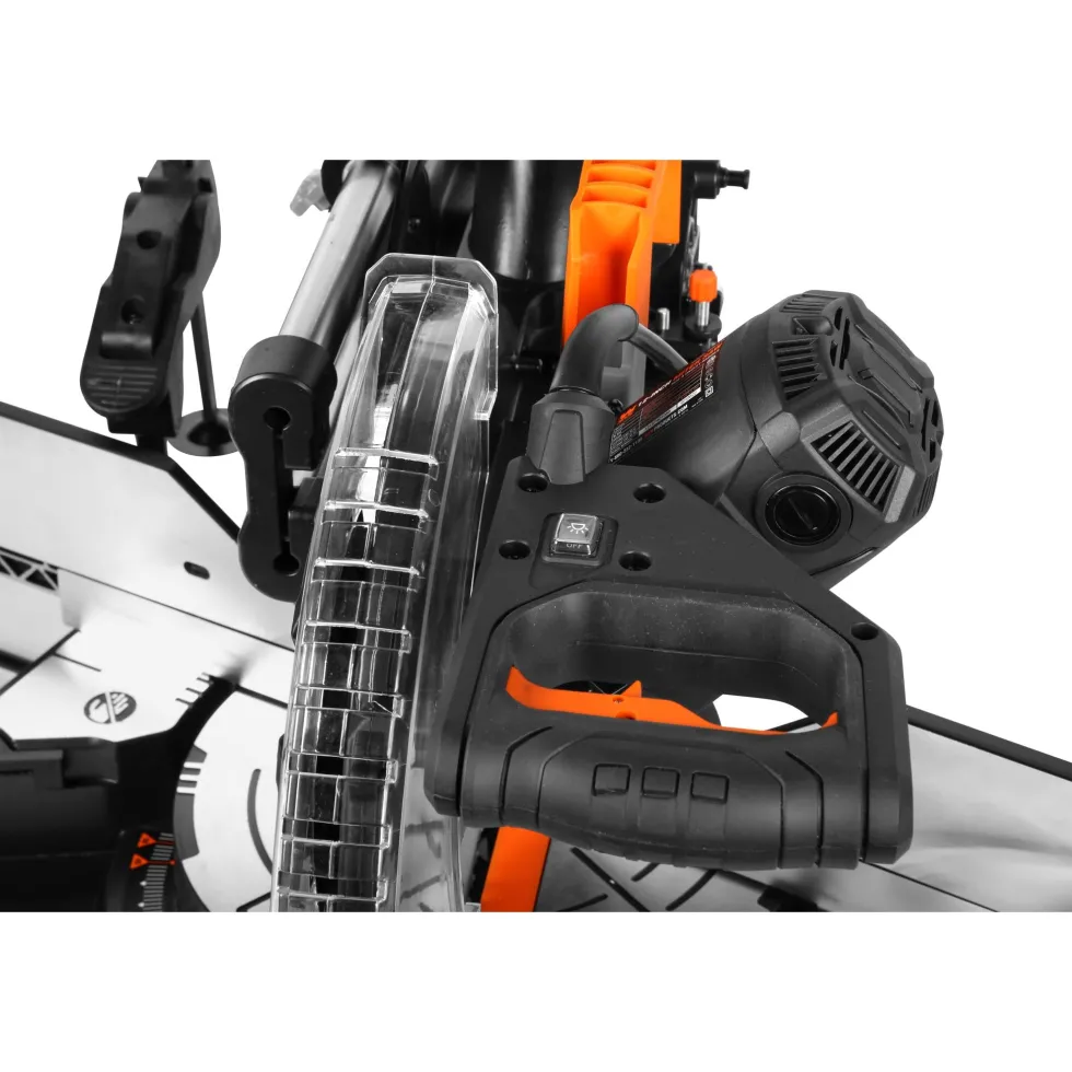 WEN MM1215 15-Amp 12-Inch Dual Bevel Sliding Compound Miter Saw with LED Cutline
