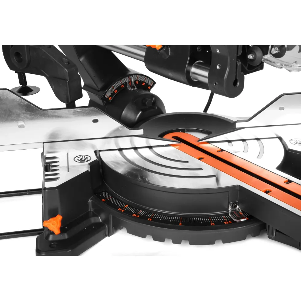 WEN MM1015 15-Amp 10-Inch Dual Bevel Sliding Compound Miter Saw with LED Cutline