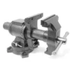 WEN MPV502 5-Inch Heavy-Duty Cast Iron Multi-Purpose Bench Vise with 360-Degree Swivel Base