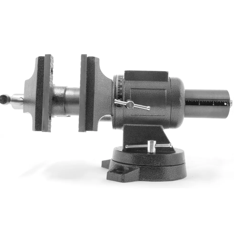 WEN MPV502 5-Inch Heavy-Duty Cast Iron Multi-Purpose Bench Vise with 360-Degree Swivel Base