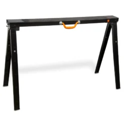 WEN MSA15 38-Inch Folding Height Adjustable Steel Saw Horse, 1500-Pound Capacity