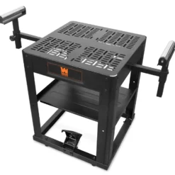 WEN MSA658T Multi-Purpose Rolling Planer and Miter Saw Tool Stand with Extension Rollers