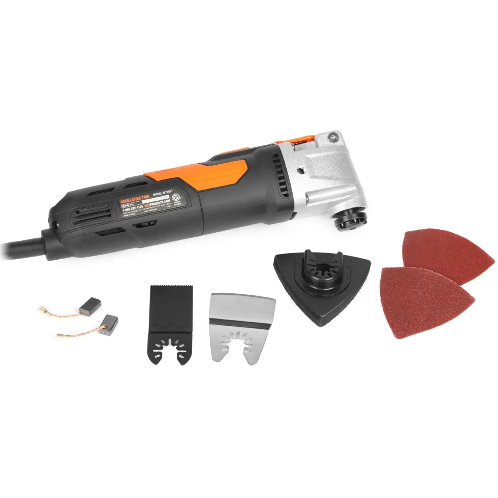 WEN MT3537 3.5A Quick-Release Variable Speed Multi-Function Oscillating Tool Kit with Accessories and Carrying Case