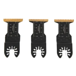 WEN MTB345 3-Piece Oscillating Multi-Tool Bi-Metal Titanium-Coated 45mm Blade Set for Metal and Wood