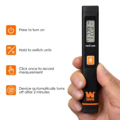 WEN 10110 Multi-Unit Pocket Laser Distance Measure with 32-Foot Range