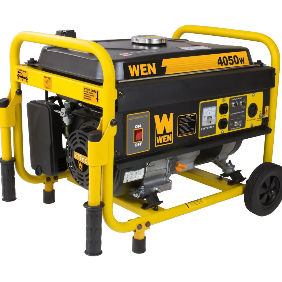 WEN 56400M 4,050 Watt Power Generator with Wheel and Handle Kit