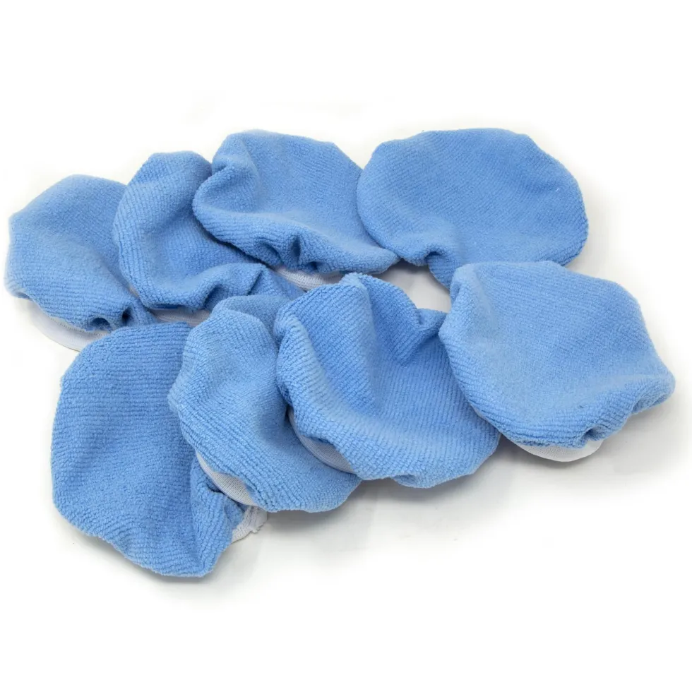 WEN PB108M 9-Inch to 10-Inch Premium Microfiber Car Polishing Bonnets, 8 Pack