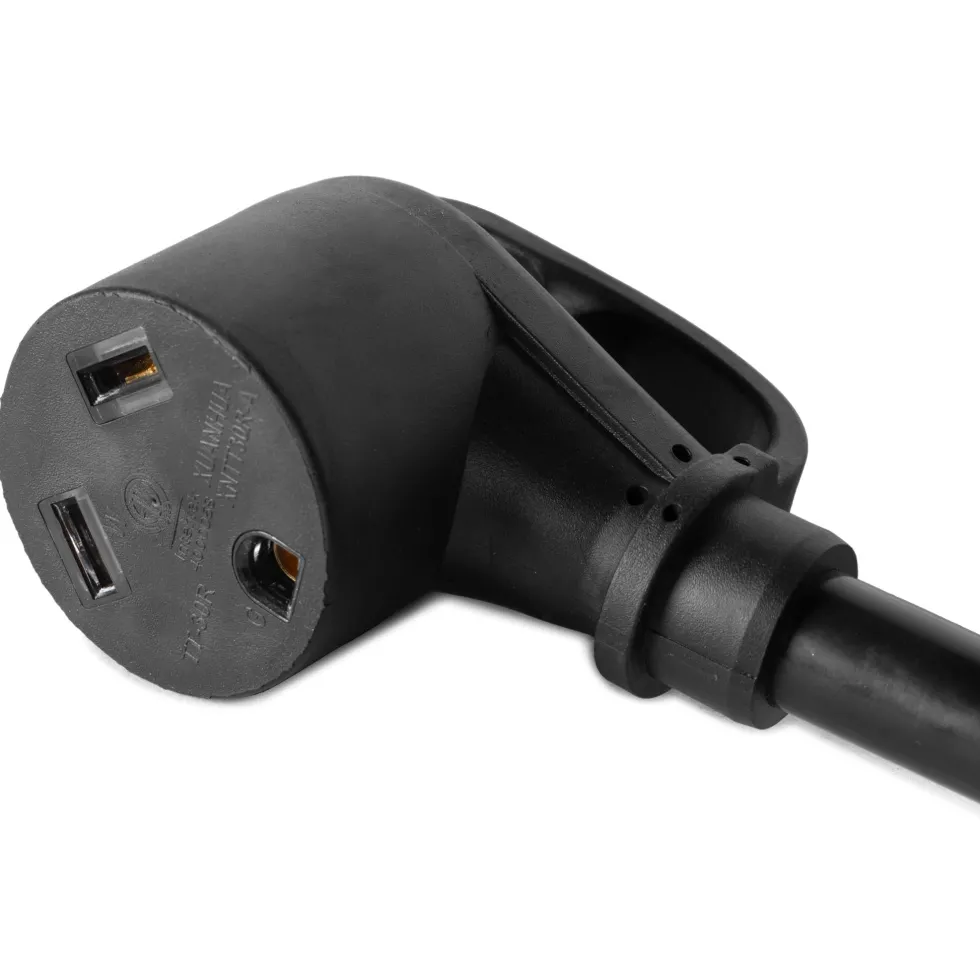 WEN PC1430 50-Amp NEMA 14-50P Plug to 30-Amp NEMA TT-30R RV-Ready Extension Cord Adapter, 1 Foot