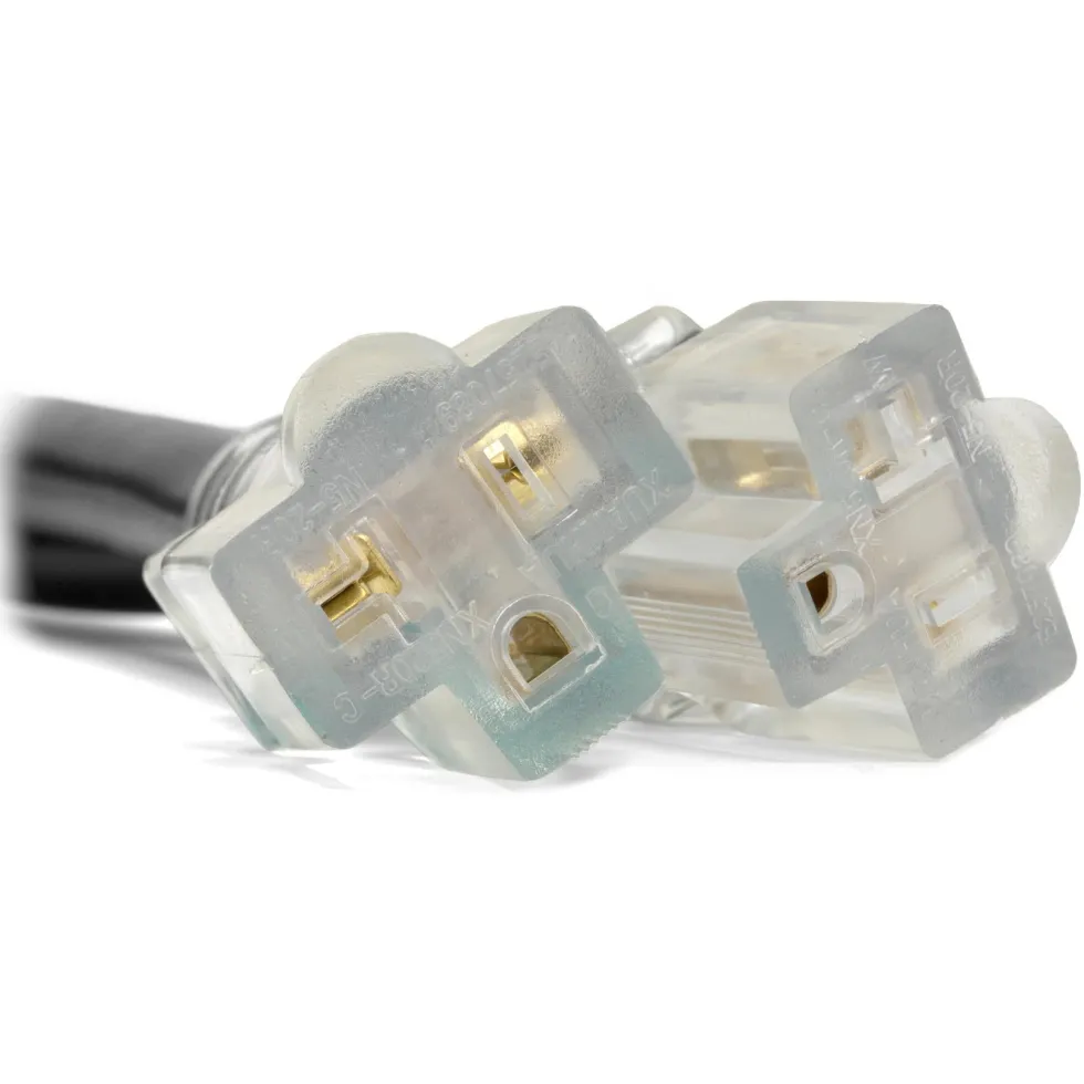 WEN PC3352 3 Feet 10-Gauge SJTW Generator Extension Cord Splitter (converts TT-30R to two 5-20R outlets)
