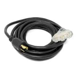 WEN PC2513 25 ft. 30-Amp 10-Gauge SJTW Fan-Style 10/3 Generator Extension Cord (converts L5-30R to three 5-20R outlets)