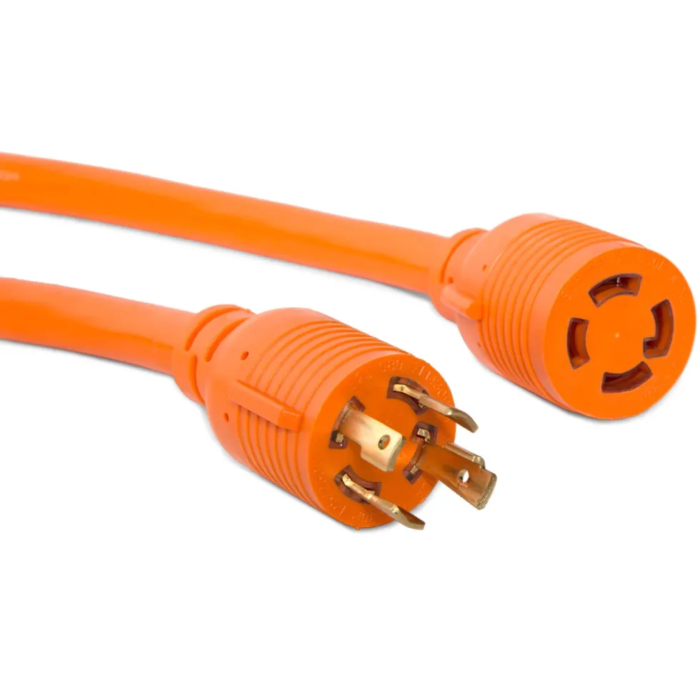 WEN PC3040 250V 30-Amp Generator Power Cord for Manual Transfer Switches, 40-Foot, L14-30P to L14-30R