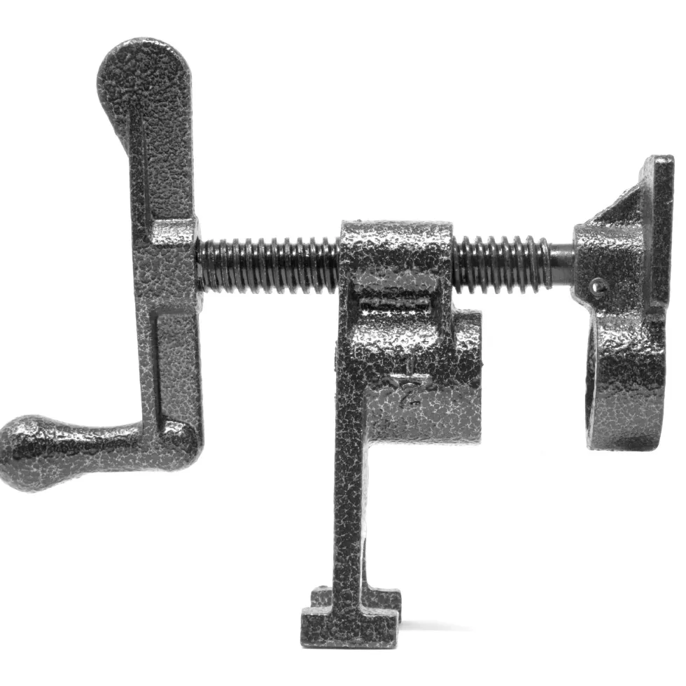 WEN PCV012 Heavy Duty 1/2-Inch Cast Iron Pipe Clamp Vise for Woodworking