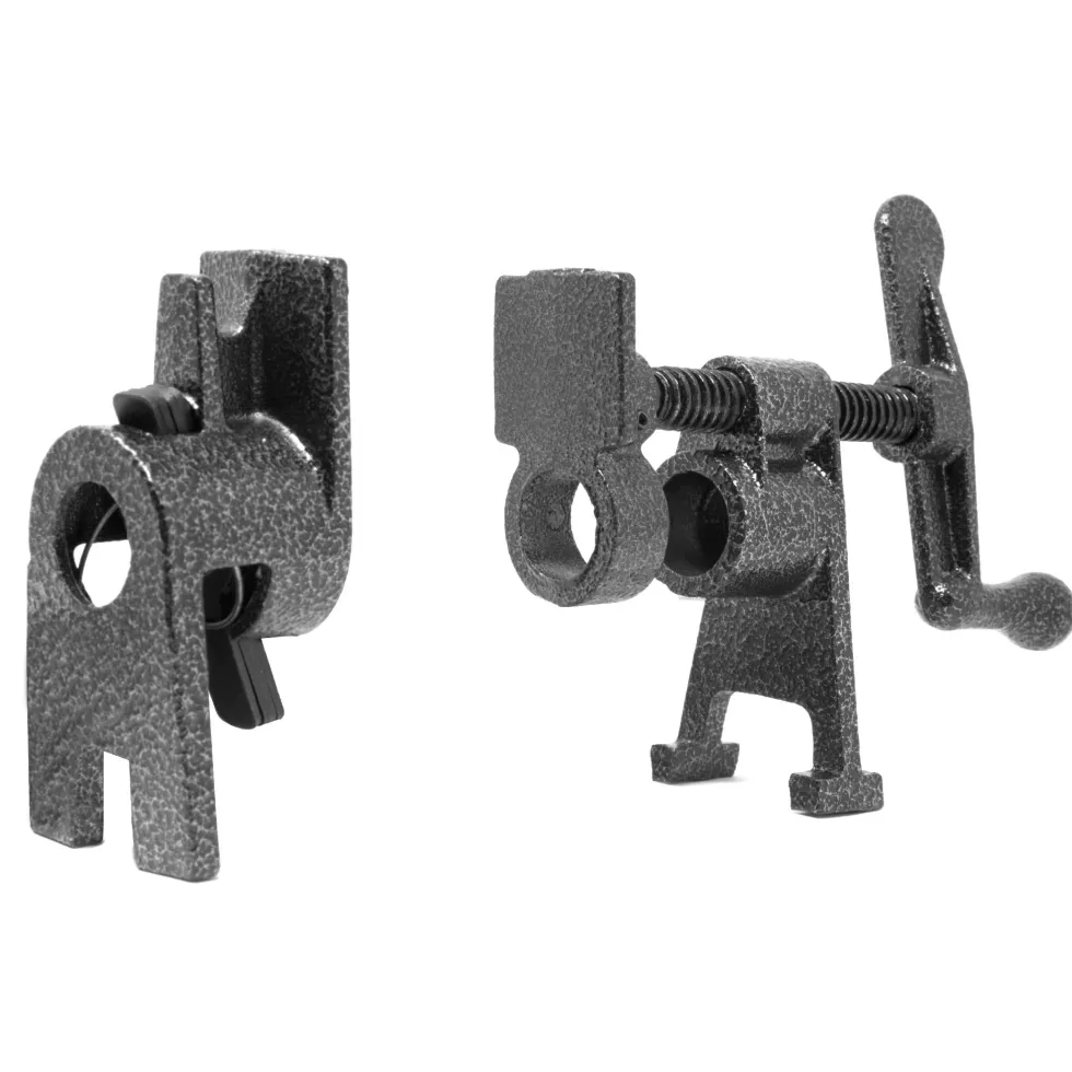 WEN PCV012 Heavy Duty 1/2-Inch Cast Iron Pipe Clamp Vise for Woodworking