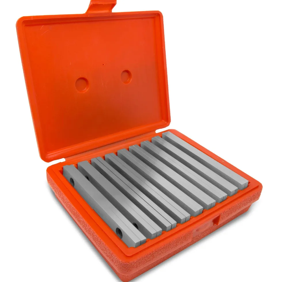 WEN 10349 18-Piece Precision-Ground 1/4-Inch Parallel Sets with Case
