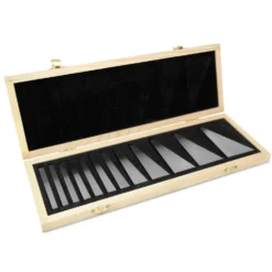 WEN 10412 12-Piece Steel Angle Gauge Block Set with Case