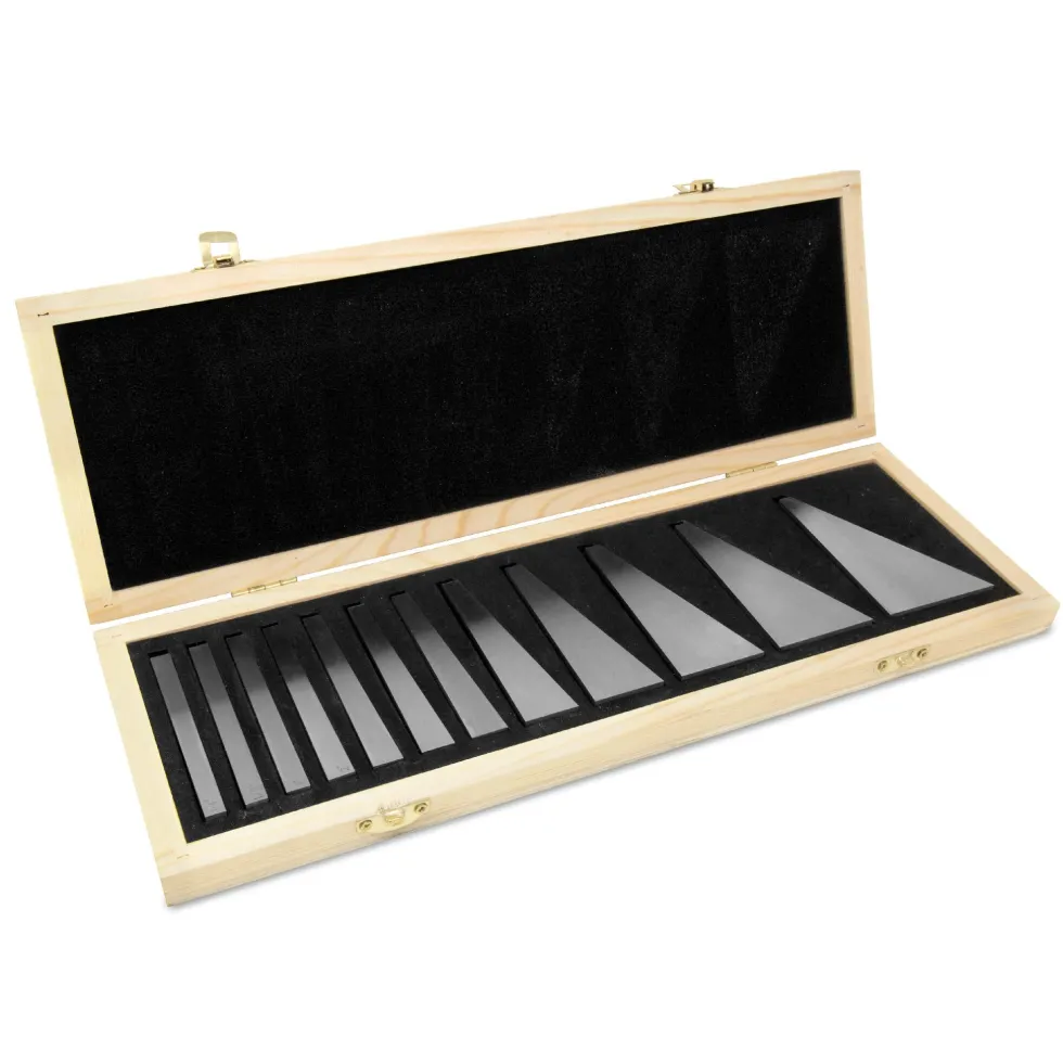 WEN 10412 12-Piece Steel Angle Gauge Block Set with Case