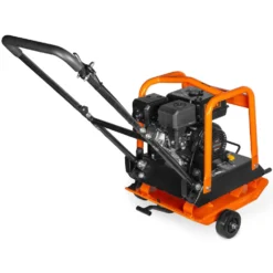 WEN 56012 Plate Compactor, 7HP, 212cc, with Wheel Kit and 4496-Pound Compaction Force