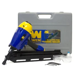 WEN 61798 Pneumatic Clipped Head Framing Nailer, 34 Degrees