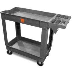 WEN 73009 500-Pound Capacity 40 by 17-Inch Two-Shelf Service Utility Cart