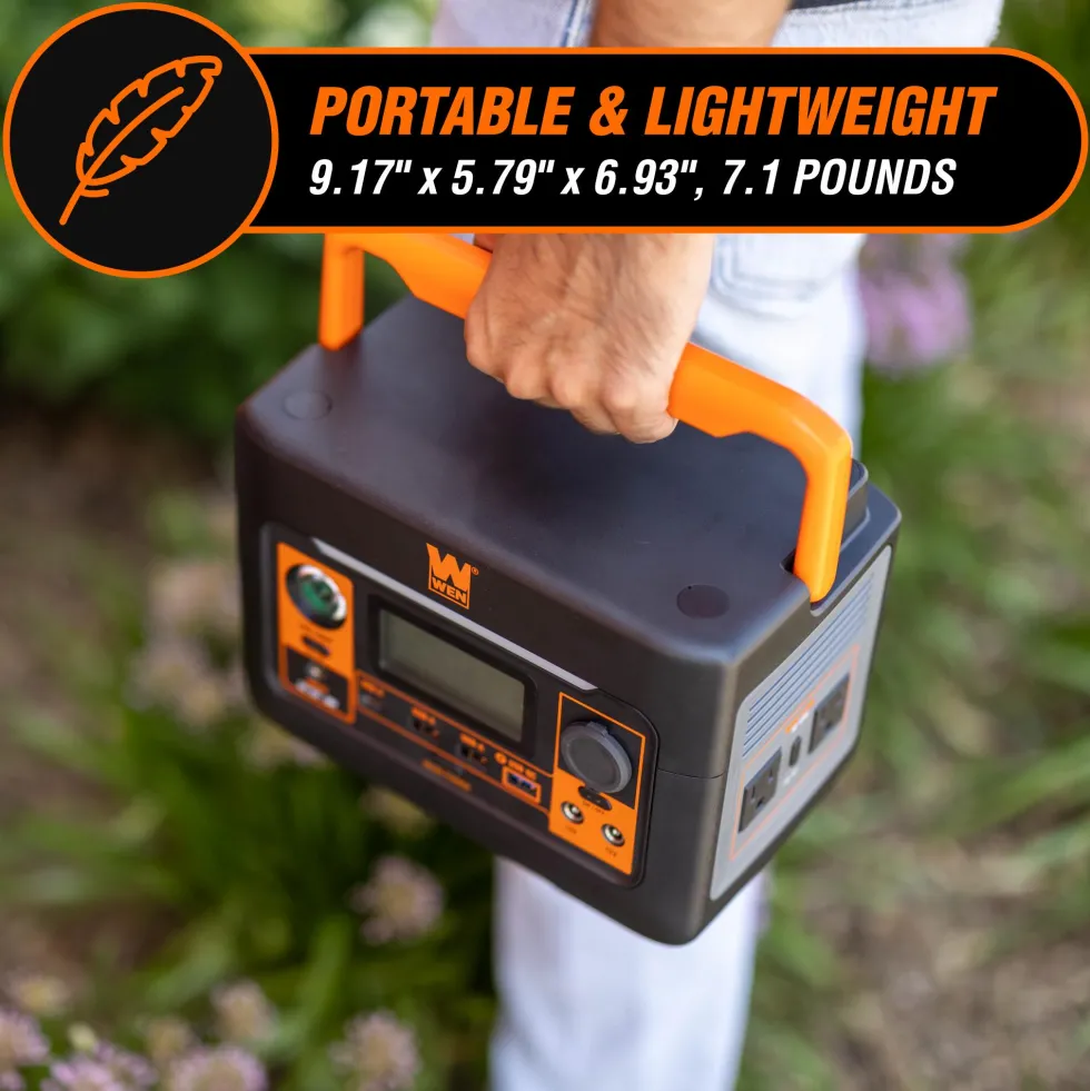 WEN PP300i 300-Watt 269Wh Lithium-Ion Power Station and Battery-Powered Inverter Generator