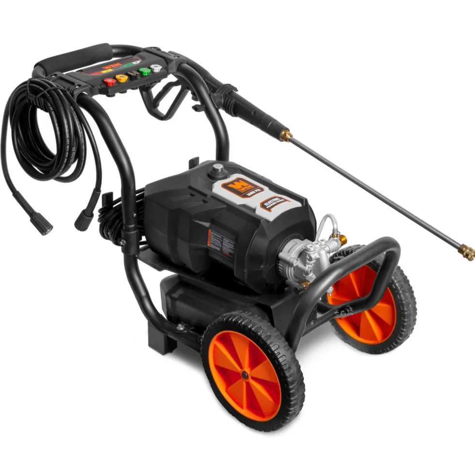 WEN PW3000E 3000 PSI Brushless Electric Pressure Washer, 2.0 GPM with Onboard Detergent Tank