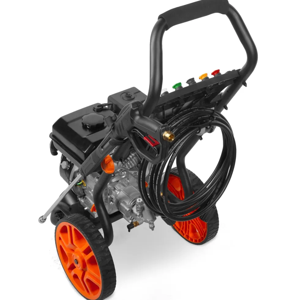 WEN PW224G 3400 PSI Gas Pressure Washer with 223cc Engine, 2.7 GPM Flow Rate and Onboard Soap Tank