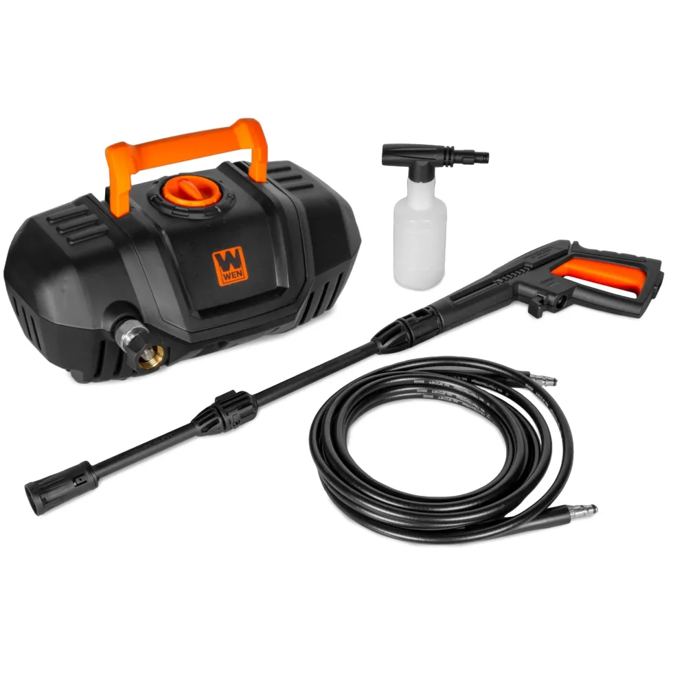 WEN PW2000 2000 PSI Electric Pressure Washer, Briefcase Style with 1.4 GPM Adjustable Flow Rate