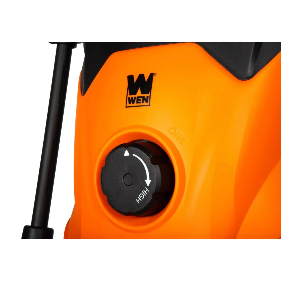 WEN PW23V 2300 PSI Electric Pressure Washer with Variable Pressure, Hose Reel, Wheel Kit, and 1.4 GPM Adjustable Flow Rate