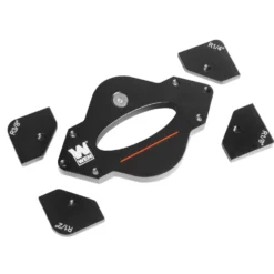 WEN RA001R 7-Piece Corner Radius Jig and Template Set for Routers