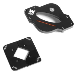 WEN RA001R 7-Piece Corner Radius Jig and Template Set for Routers
