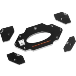 WEN RA002T 6-Piece Corner Chamfer Jig and Template Set for Routers