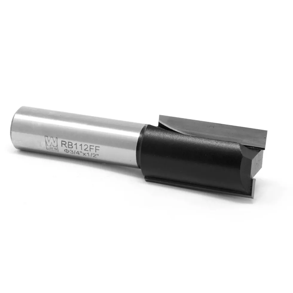 WEN RB112FF 3/4 in. Straight 2-Flute Carbide-Tipped Router Bit with 1/2 in. Shank