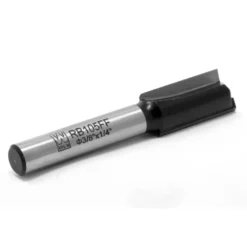 WEN RB105FF 3/8 in. Straight 2-Flute Carbide-Tipped Router Bit with 1/4 in. Shank