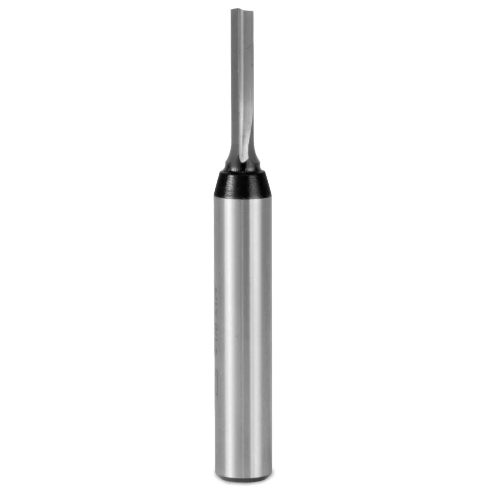 WEN RB001SF 1/8 in. Straight 1-Flute Carbide-Tipped Router Bit with 1/4 in. Shank