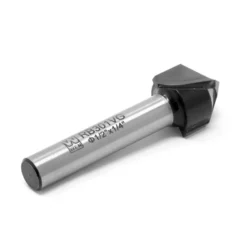 WEN RB301VG 1/2 in. V-Groove Carbide-Tipped Router Bit with 1/4 in. Shank and 1/2 in. Cutting Length