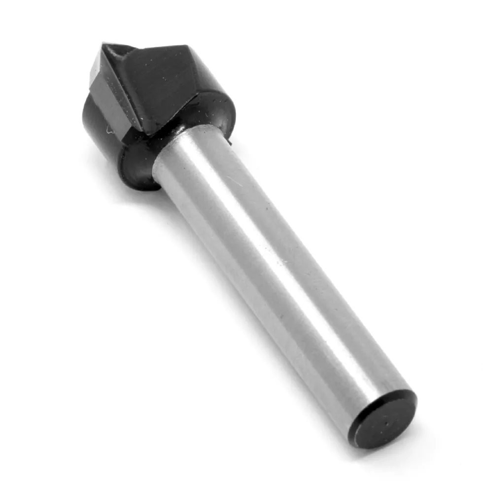 WEN RB301VG 1/2 in. V-Groove Carbide-Tipped Router Bit with 1/4 in. Shank and 1/2 in. Cutting Length