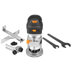 WEN RT1460 6-Amp Handheld 1/4-Inch Variable Speed Laminate Trim Router for Woodworking