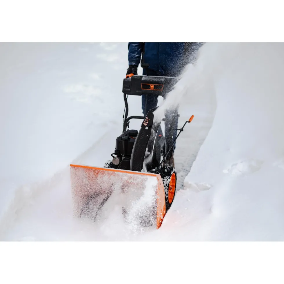 WEN SB209E 24-inch 209cc Two-Stage Self-Propelled Gas-Powered Snow Blower with Electric Start