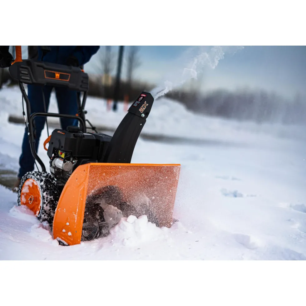 WEN SB209E 24-inch 209cc Two-Stage Self-Propelled Gas-Powered Snow Blower with Electric Start