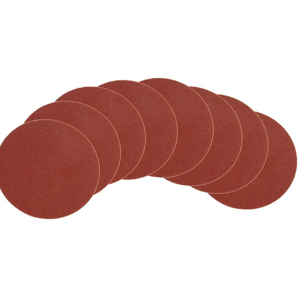 WEN 12SDA 12-Inch Adhesive-Backed Disc Sandpaper Assorted Grits, 8 Pack