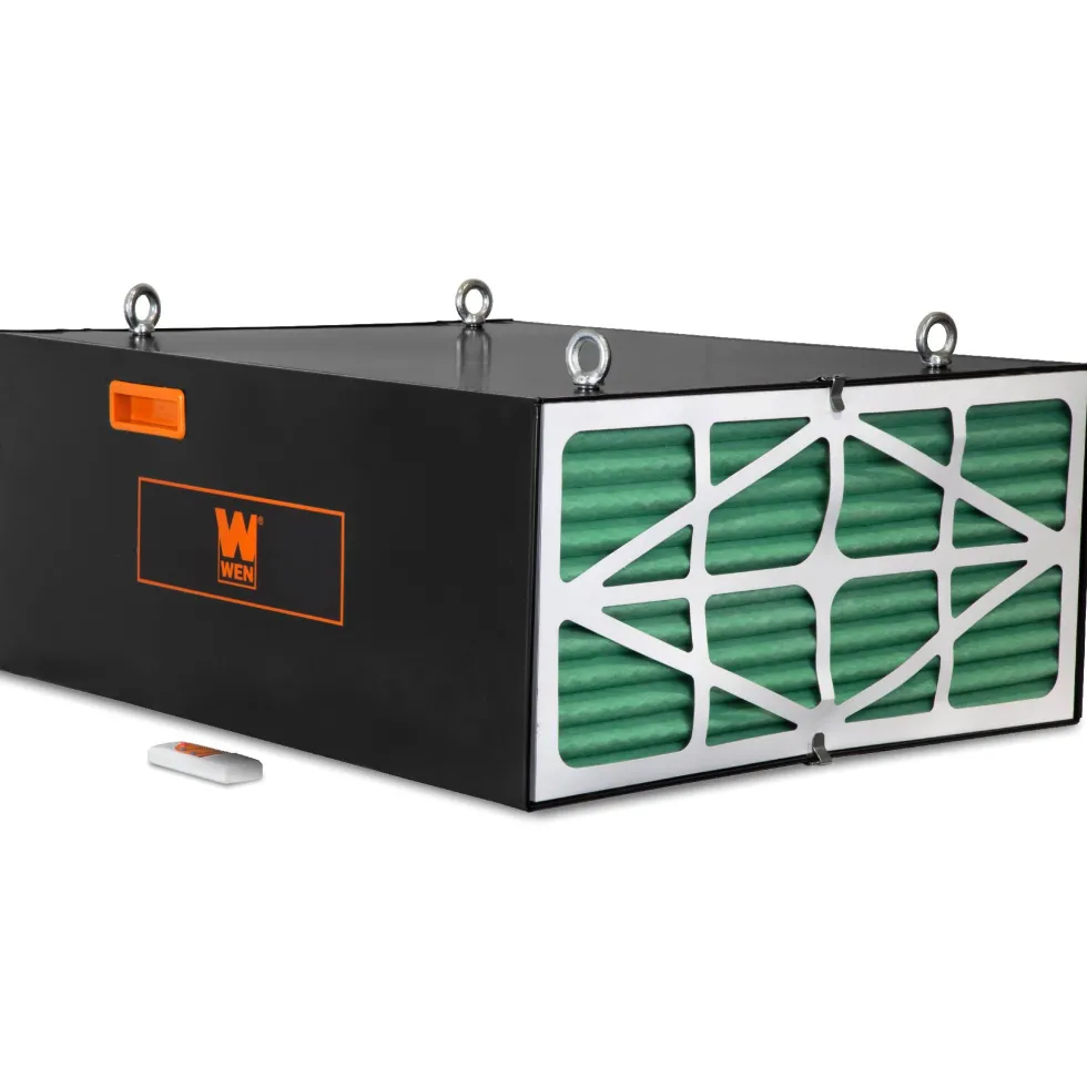 WEN 3417 3-Speed Remote-Controlled Industrial-Strength Air Filtration System (556/702/1044 CFM)