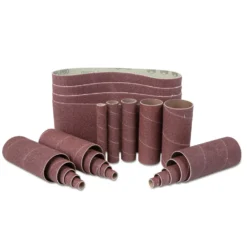 WEN 6523SP240 240-Grit Combination Belt and Sleeve Sandpaper Set, 24 Pack