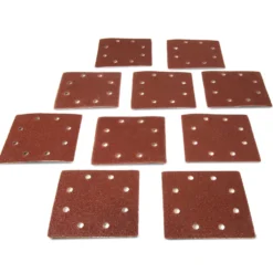 WEN 6304SP240 1/4-Sheet Sander 240-Grit Hook-and-Loop Sandpaper, 10-Pack