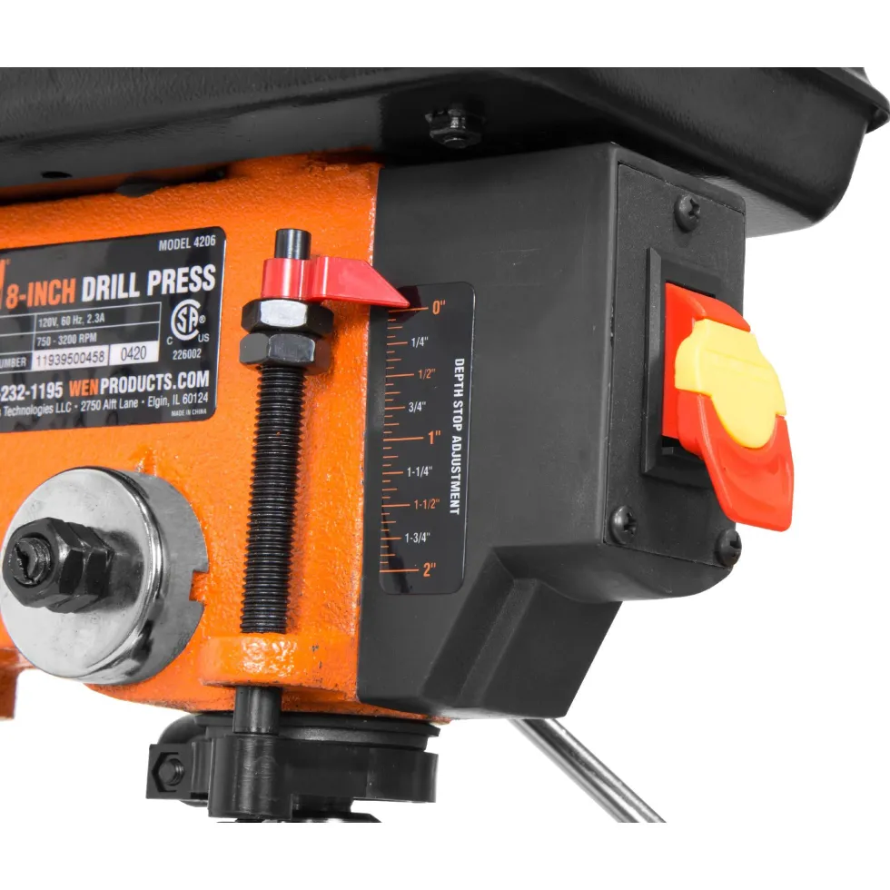 WEN 4206T 2.3-Amp 8-Inch 5-Speed Cast Iron Benchtop Drill Press
